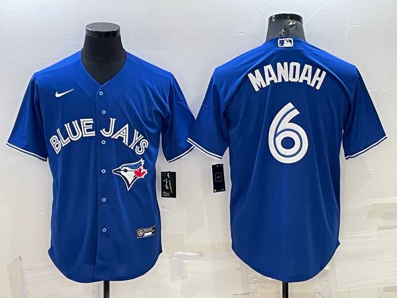Mens Toronto Blue Jays #6 Alek Manoah Royal Cool Base Stitched Jersey->toronto blue jays->MLB Jersey